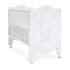 Cuna Sleepy Bear Blanco mate de Trama